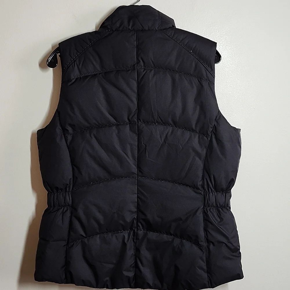 Eddie Bauer Women's Black Goose Down Puffer Vest Womens Medium - Picture 4 of 4